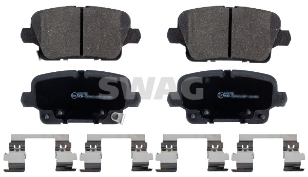 Sada brzdových platničiek kotúčovej brzdy SWAG